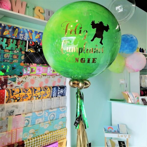 Burbuja “Feliz Cumple Shrek"