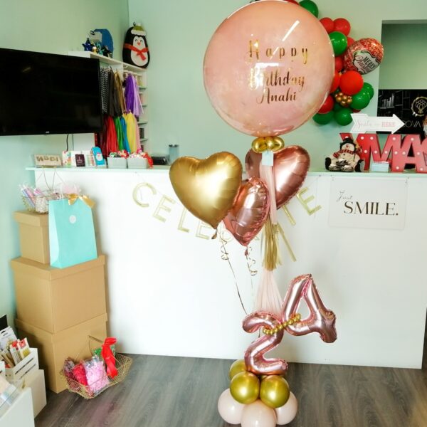 Burbuja & Corazones Happy Birthday