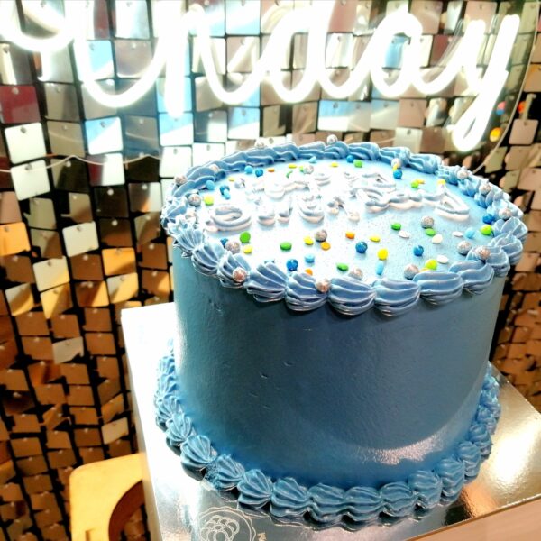 Pastel Blue Happy Birthday