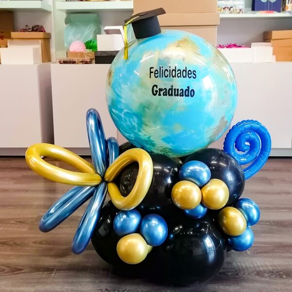 Bouquet Burbuja "Felicidades Graduado 2022"