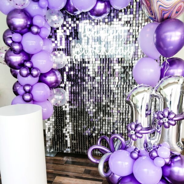 Shimmer wall Happy Birthday