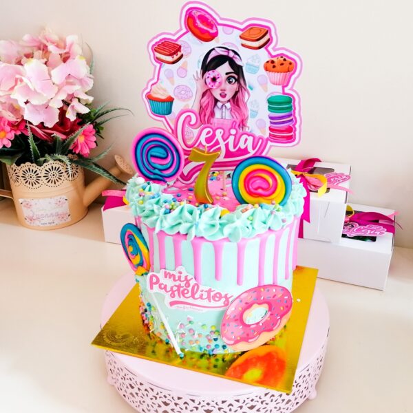 Pastel de Cumpleaños Cesia