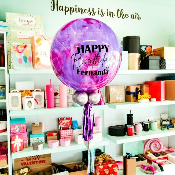 Burbuja Happy Birthday Fernanda